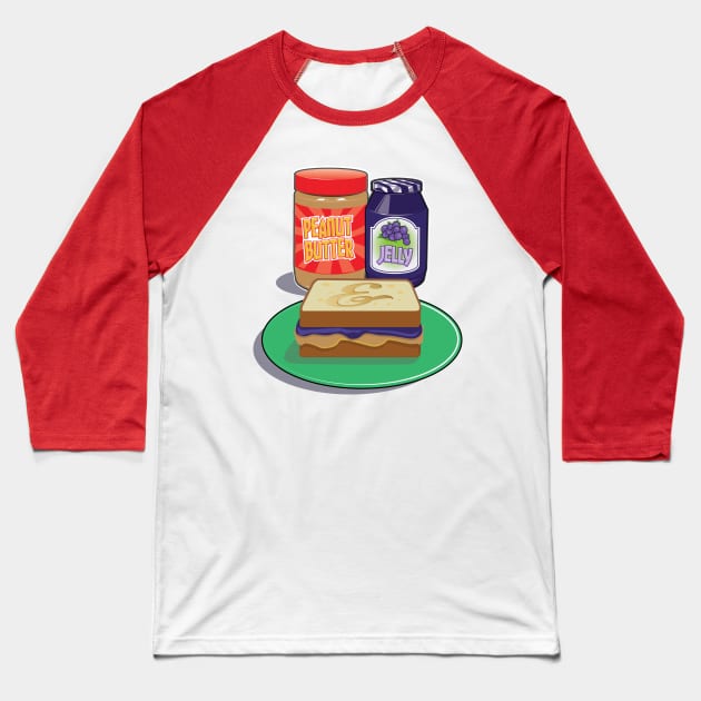 PB&J love Baseball T-Shirt by chrayk57